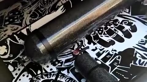 Custom 4.5mm acrylic boot liner ft. UV printed Poker Skull-themed designs - Video Showcase. 🎥♠️🃏