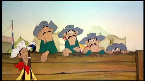 Lucky Luke - La ballade des Dalton spanking