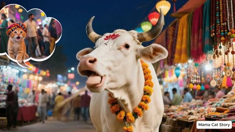 Ginger Spanish Adventure with Mama Cat✈️ – Ginger Teases a Bull and Chaos Ensues! 😹🐂