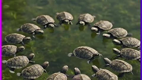 The Turtle Council is in session. 😂🔥