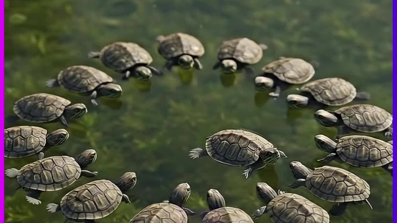 The Turtle Council is in session. 😂🔥
