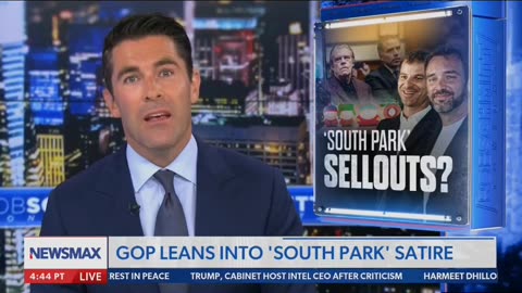 South park in bed with the Hunter Biden.