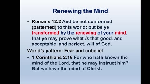 Bible Teaching: Jesus Christ Came to Free the Mind (Lk 4:18)