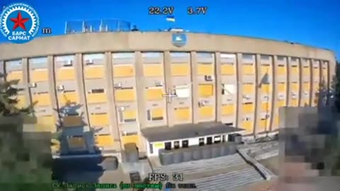 🔍📡 Ukraine Russia War | Russian Fiber-Optic Drone Hits Nikopol City Council Window | RCF