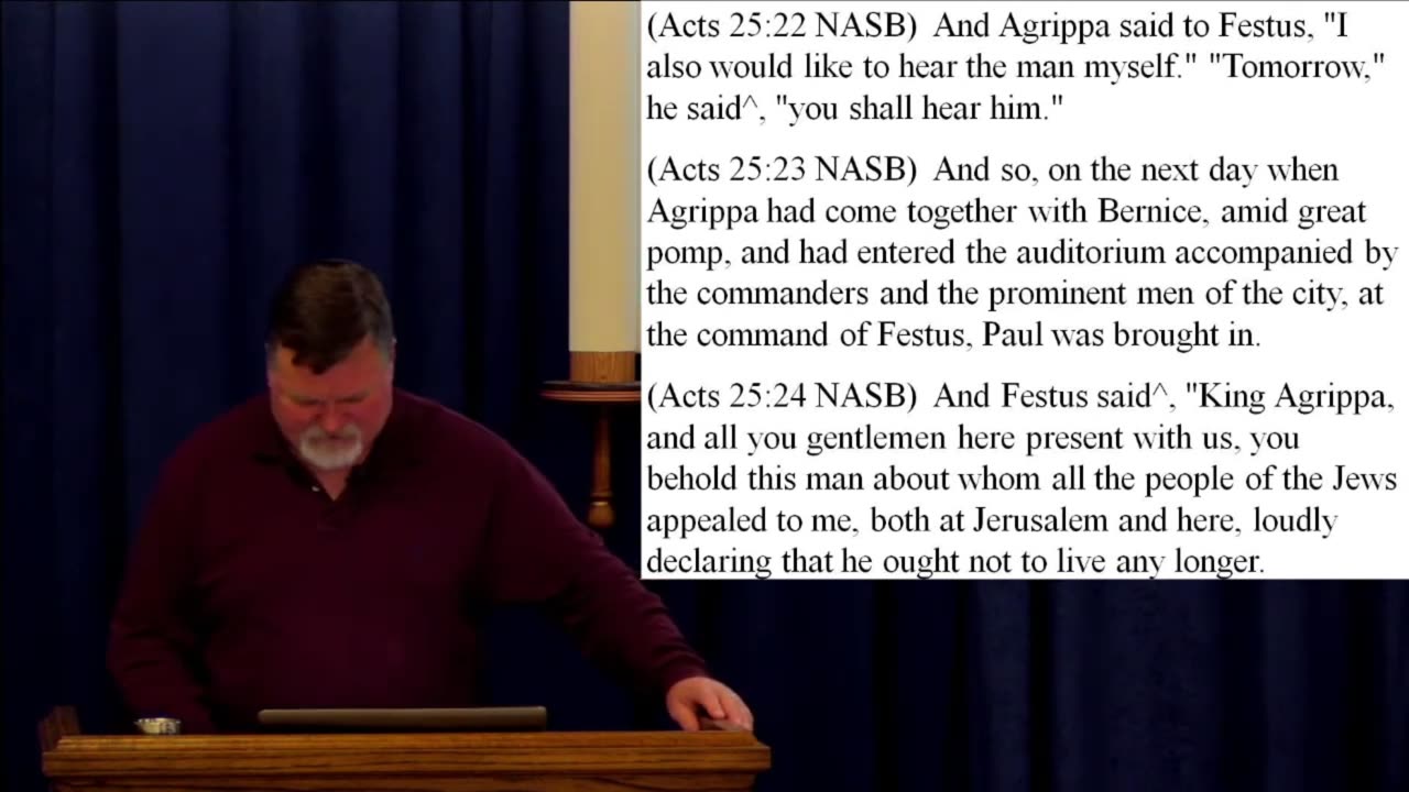Acts Chapters 24, 25 & 26 – Join us as we analyze the term "Nazarene" and see how Paul escapes! 2022