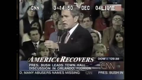 George Bush Says He Saw First Plane Hit On 9/11