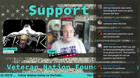 Veteran Nation Live! 3pm Eastern, Noon Pacific