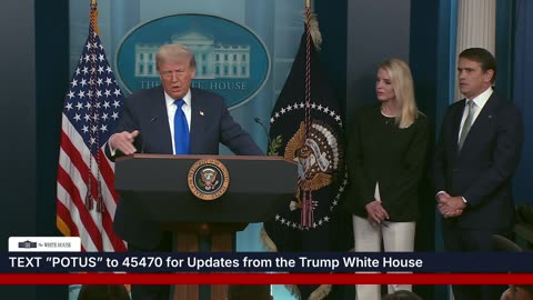 President Trump Holds a Press Briefing June 27 2025