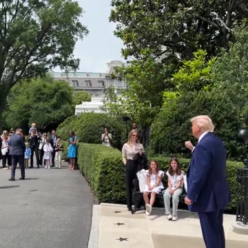 President Donald J. Trump dances to YMCA for the wonderful kids at Take Our