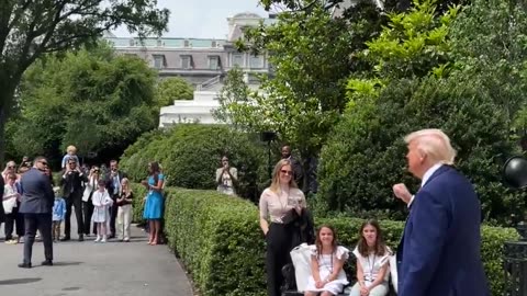President Donald J. Trump dances to YMCA for the wonderful kids at Take Our