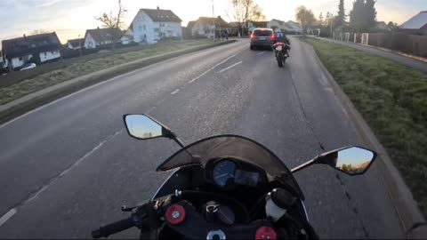 just riding with the homie on a sunny day. No stress. Just roads & good vibes.