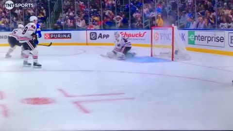 Blues LW #81 Dylan Holloway 🥅(1)🏒Wrist-Shot Goal