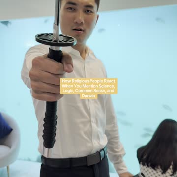 How Religious People React When You Mention Science, Logic, Common Sense, and Darwin