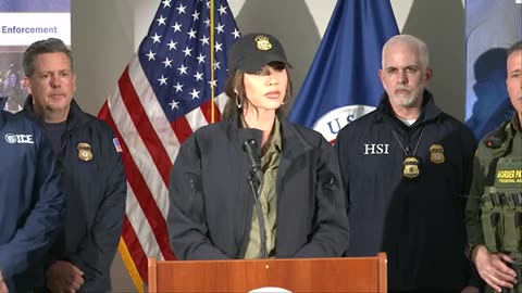 KRISTI NOEM BRIEFING IN MINNESOTA