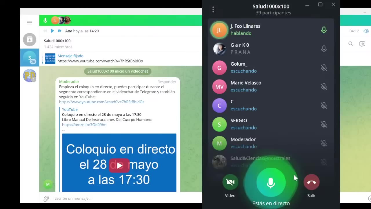 Coloquio del 28 de mayo del 2023