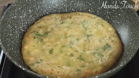 10 Minutes Breakfast with Potato | Easy Potato Recipe | Potato Crepe