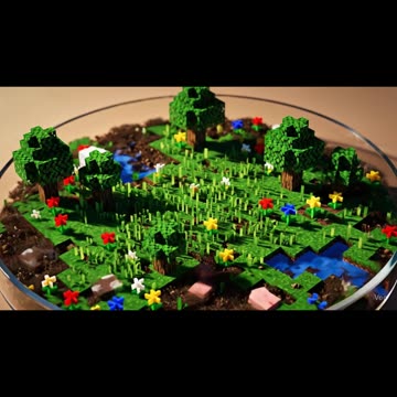 Growing Minecraft in Real Life?! 🌱🧱 This Plant Bowl Looks Unreal #MinecraftInRealLife