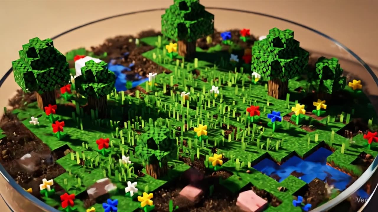 Growing Minecraft in Real Life?! 🌱🧱 This Plant Bowl Looks Unreal #MinecraftInRealLife