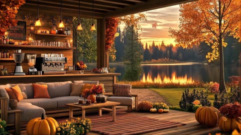 Sunset Cozy Ambience | Happy Bossa Nova Jazz for Studying, Working & Enjoying a Peaceful Moment 🎷☕