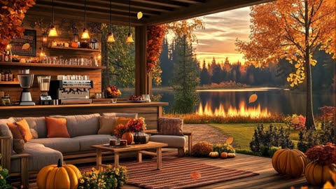 Sunset Cozy Ambience | Happy Bossa Nova Jazz for Studying, Working & Enjoying a Peaceful Moment 🎷☕
