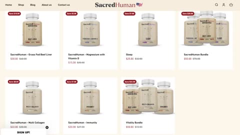 SacredHuman Health: High Quality American-Made Supplements