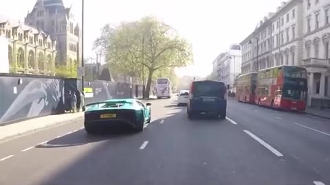 Streets full of lamborghini aventador sports cars