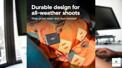 Crucial X10 Pro 4TB Portable SSD – Up to 2100MB/s Read, 2000MB/s Write, Water and Dust Res