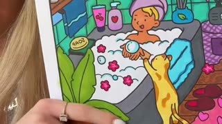 Ignite your creativity with the Girl Moments Coloring Book! 🎨✨