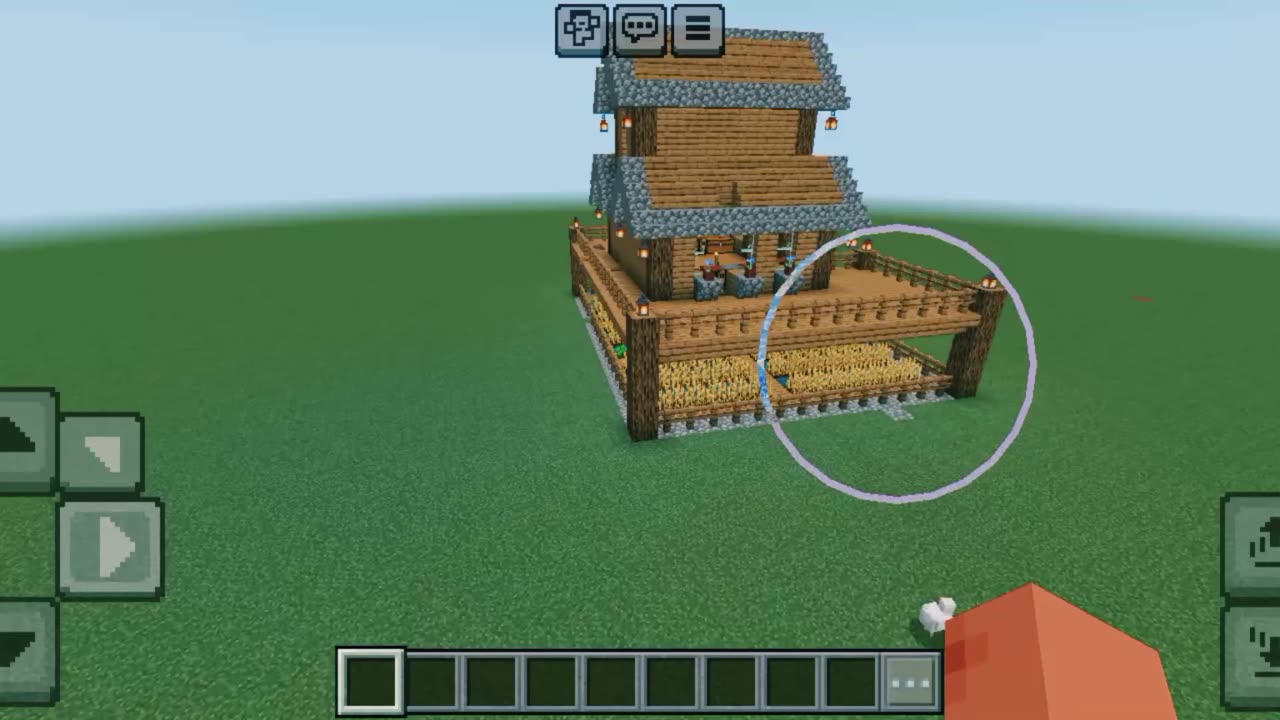 Farm house in Minecraft Game