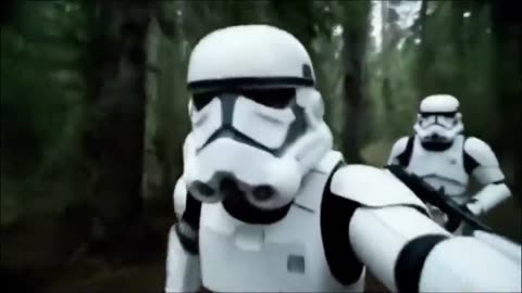 AI does a Star Wars clip - lol with Teddy Bears (Ewoks) lol - like a selfie vid