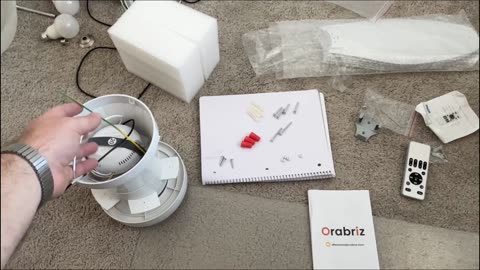 Review Orabriz Ceiling Fan with Lights & Remote Control