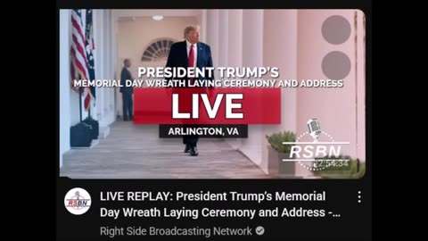 President Trump’s Memorial Day Wreath Laying Ceremony and Address - 5/26/25