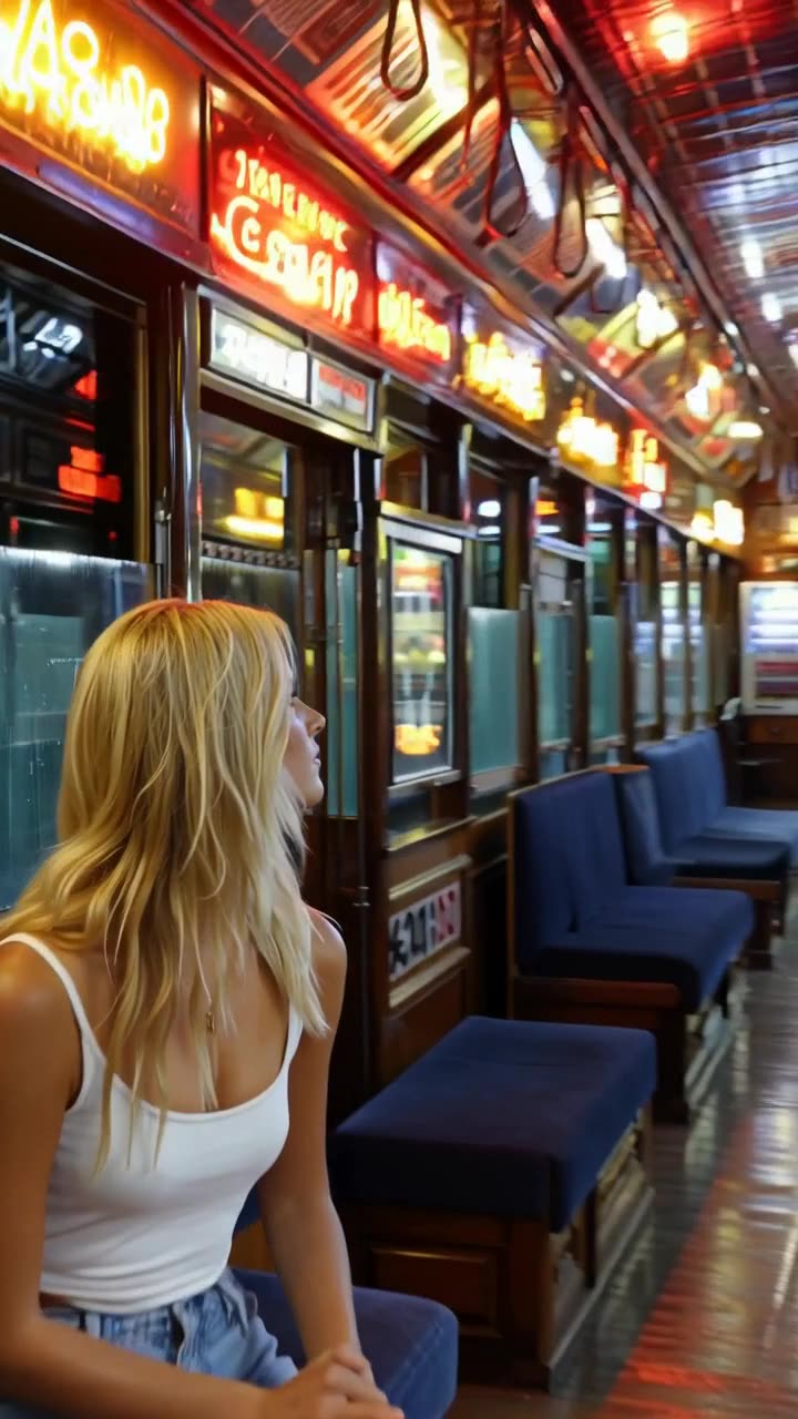 The video is made with AI, it may be artificial