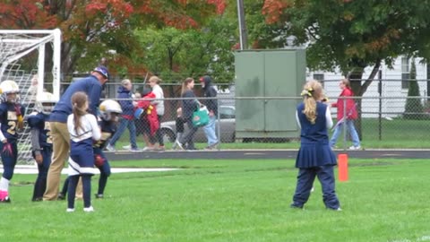 North Muskegon youth football vs Whitehall 10-1-2016
