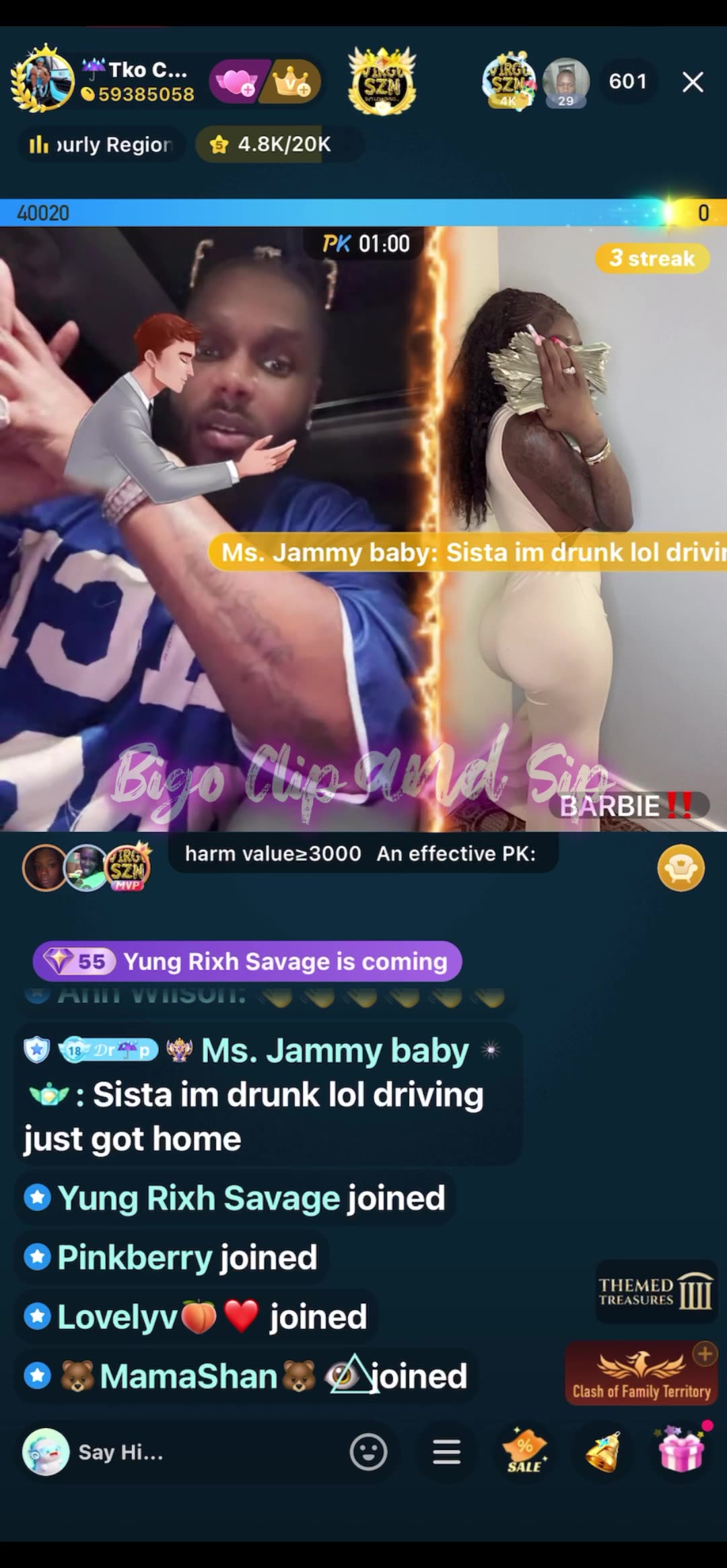 TKO n Barbie discuss possible link up when she gets to Vegas 8/31/25 #bigoclipandsip