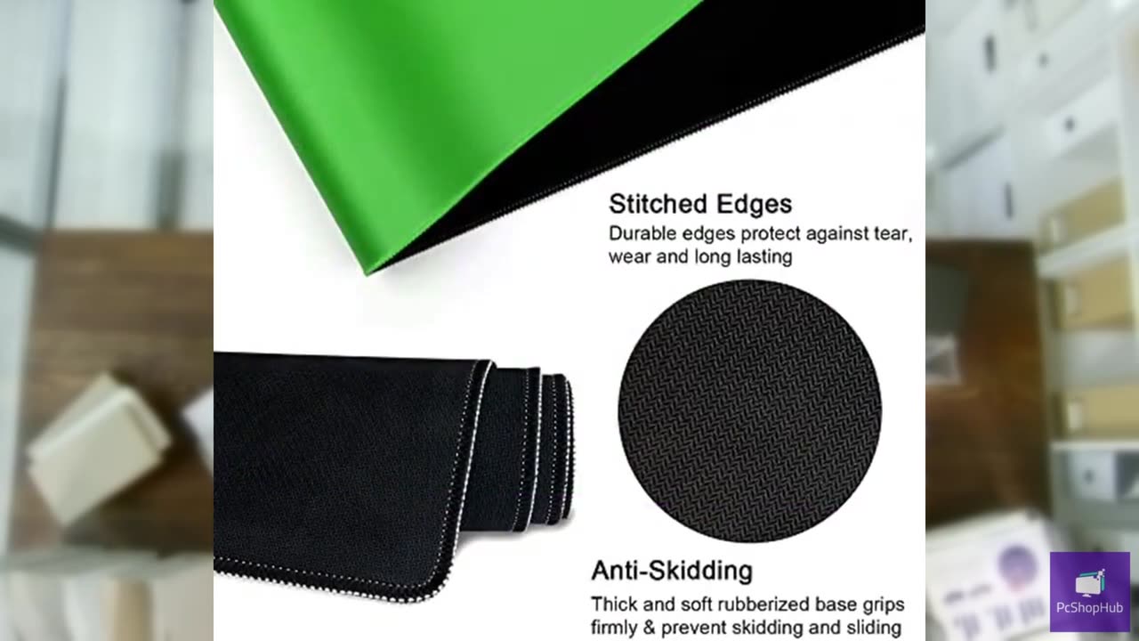 Meffort Inc Extended XXL Mouse Pad Thick Water Resistance Desk Mat with Non-Slip