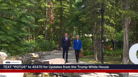 President Trump Attends the G7 Official Welcome