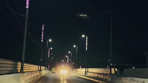 Larkana Bridge Night View #maxrecords #larkana #sindh #pakistan