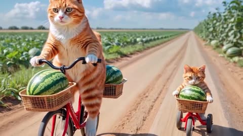 Harvest Surprise: Bunny Gets a Forever Home With Cats | Cute Animal Video for Preschool Kids