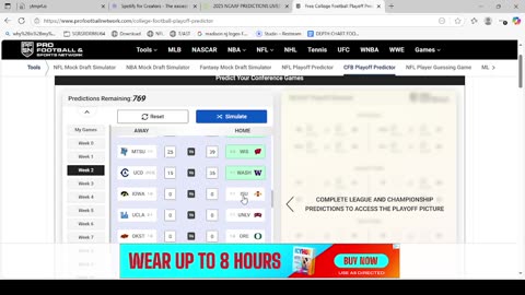 2025 NCAAF PREDICTIONS LIVESTREAM