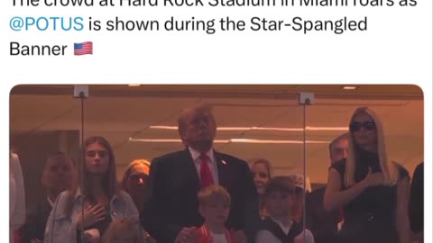 Crowd At Hard Rock Stadium Miami. #Natty #Championship #NationalChampionship #POTUS