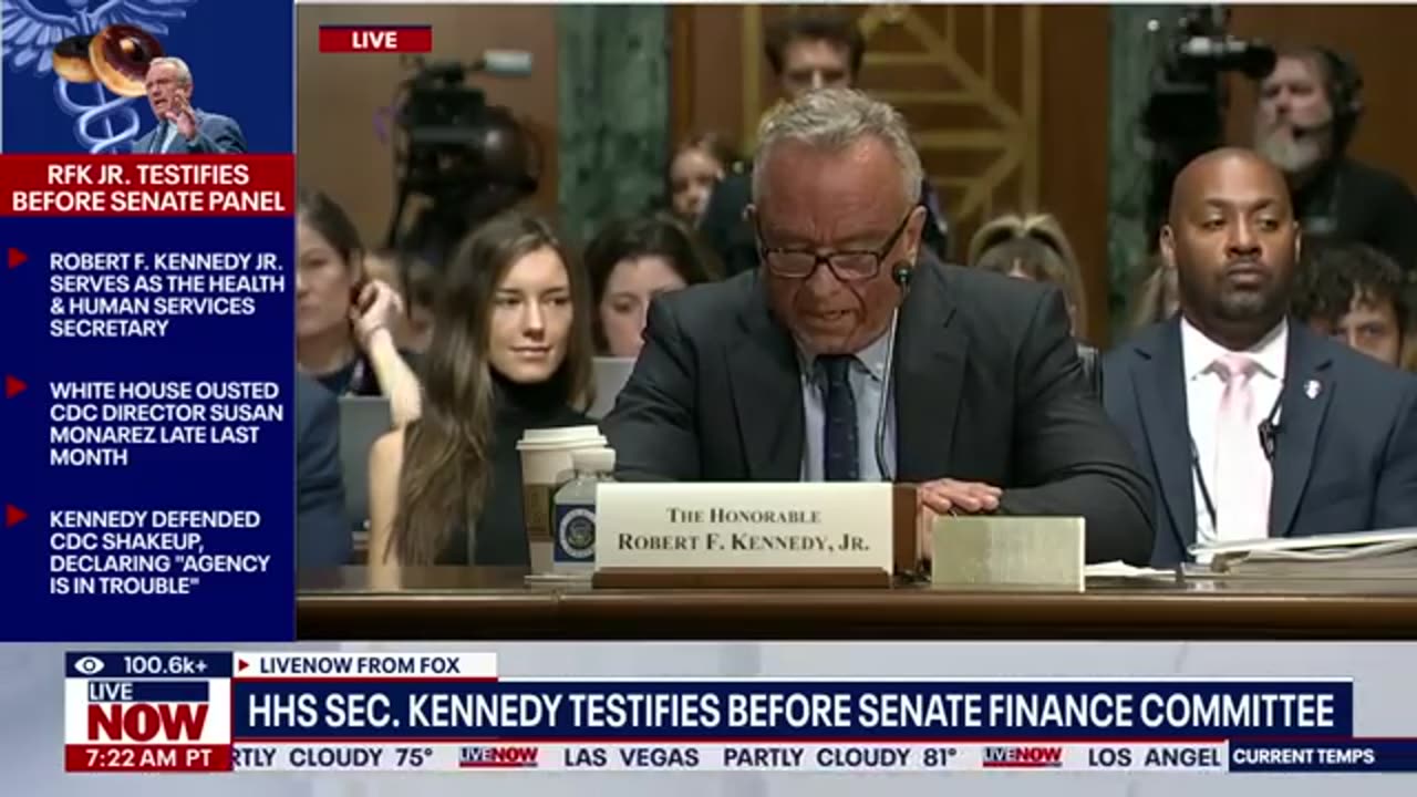 RFK. Jr. heckled during senate hearing "You're killing millions"