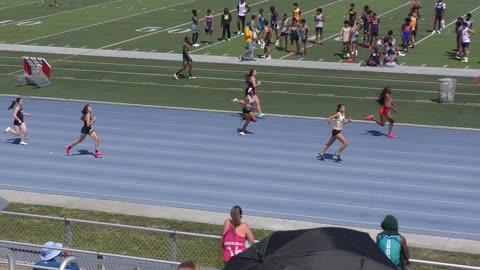 Girls 400 meter Dash Heat 9 Dade County Youth Fair HS Championship 2025 Tropical Park Miami, FL