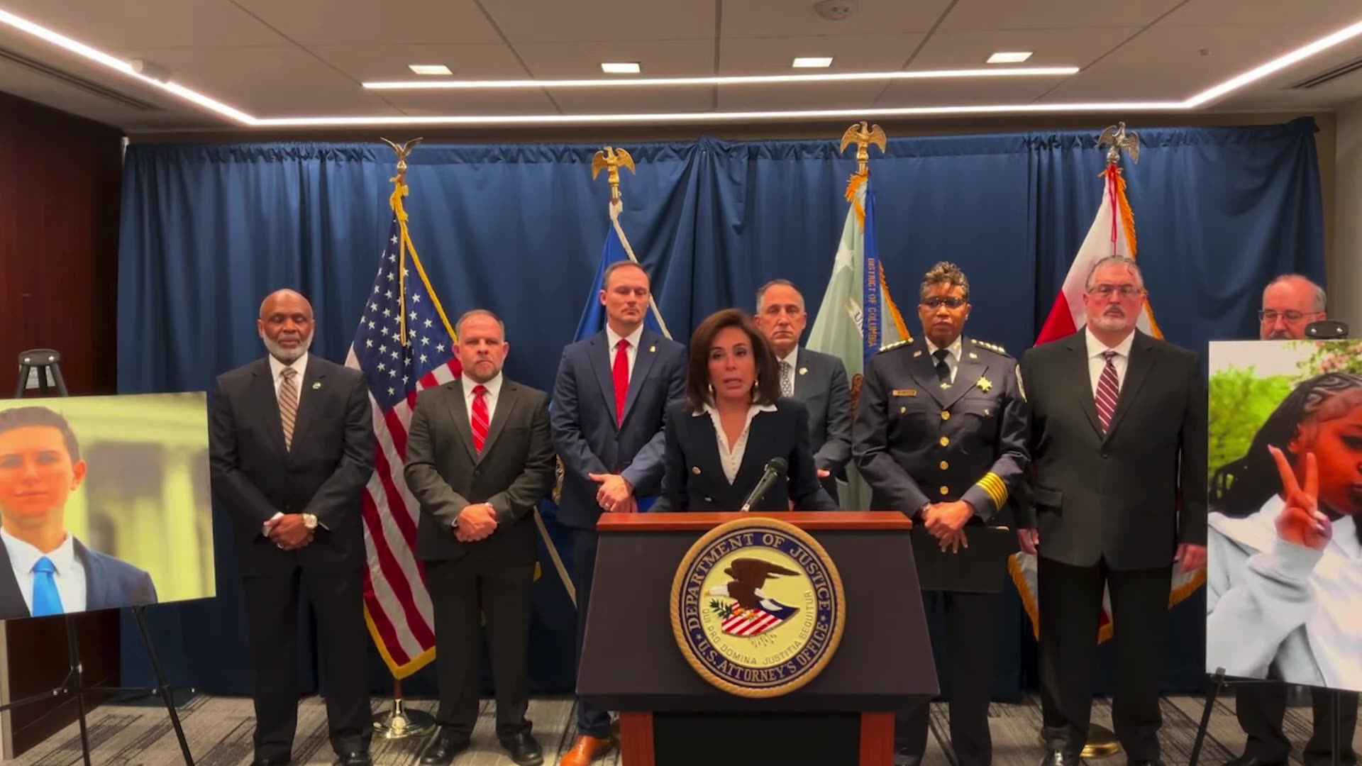 🚨US Attorney Pirro Announces Arrests in Congressional Intern Murder