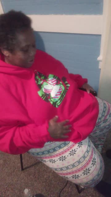 Momma-Jay Enjoying Her Bikini Doggo Hoodie From My Store.