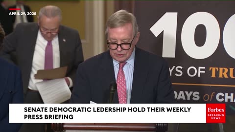 ‘Republicans Remain Silent’: Durbin Claims GOP ‘Rolled Over And Ceded Their Power’ To Trump Admin