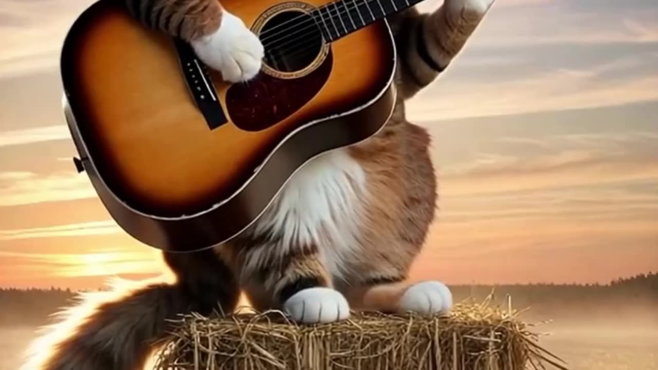 Dancing Cat Sings a Happy Song in a Magical Garden | Cute & Funny Pet Animation #viralshort