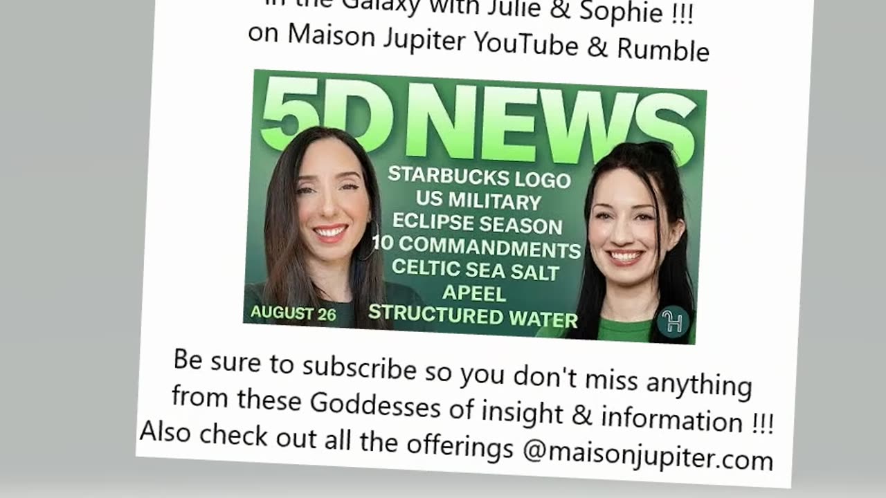 ✨ 5D NEWS Aug 26