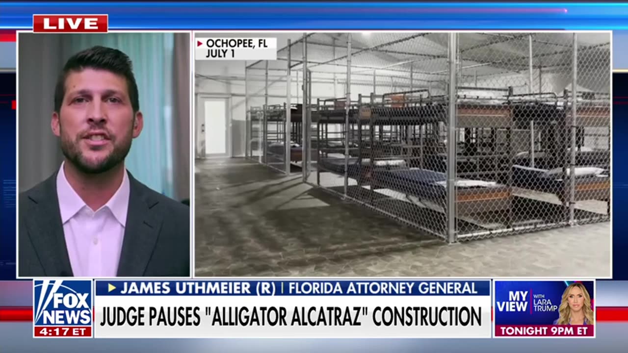 ‘SHAM LAWSUIT’_ Florida AG responds to judge pausing ‘Alligator Alcatraz’ construction