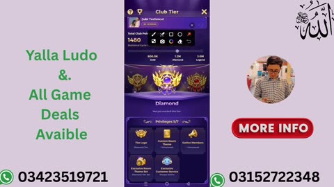 Yalla Ludo Club Tier Exclusive Rewards 2025 | Yalla Ludo New Evant Club Tier 2025